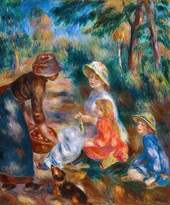 Die Apfelverkäuferin, c.1890 | Renoir