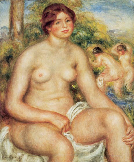 Seated Nude, 1914 | Renoir | Giclée Leinwand Kunstdruck