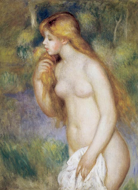 Bather Standing, 1896 | Renoir | Giclée Leinwand Kunstdruck