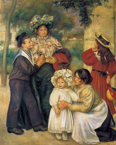 Die Familie des Künstlers, 1896 | Renoir | Giclée Leinwand Kunstdruck