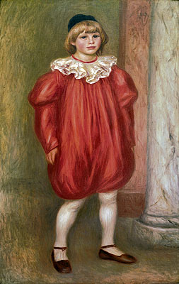 The Clown (Claude Renoir), 1909 | Renoir | Giclée Canvas Print