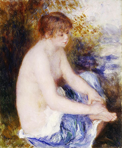 Little Blue Nude, c.1878/79 | Renoir | Giclée Canvas Print
