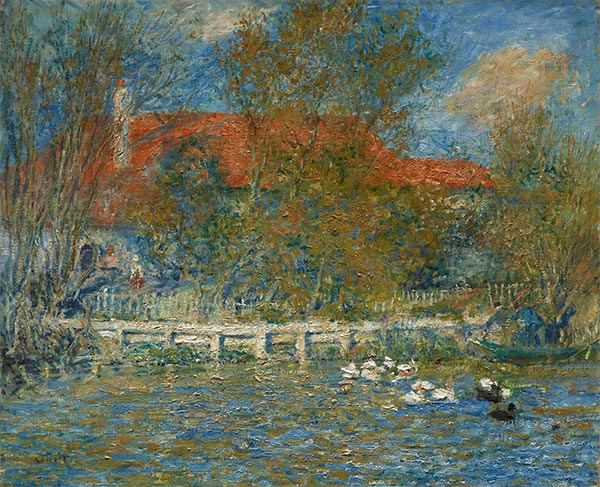 The Duck Pond, 1873 | Renoir | Giclée Canvas Print