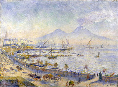 The Bay of Naples, 1881 | Renoir | Giclée Leinwand Kunstdruck