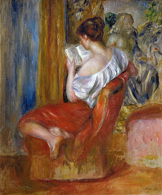 Woman Reading, 1900 | Renoir | Giclée Canvas Print
