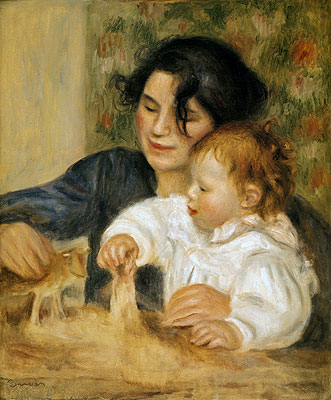 Gabrielle and Jean, c.1900 | Renoir | Giclée Leinwand Kunstdruck
