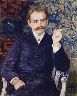 Albert Cahen d'Anvers, 1881 | Renoir | Giclée Leinwand Kunstdruck