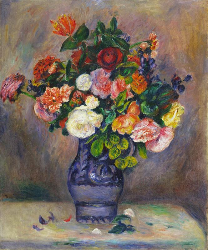 Blumen in einer Vase, c.1880 | Renoir