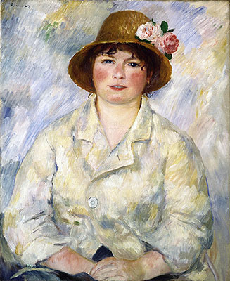 Portrait of Madame Renoir, c.1885 | Renoir | Giclée Leinwand Kunstdruck