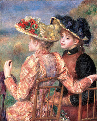 Two Girls, c.1892 | Renoir | Giclée Leinwand Kunstdruck