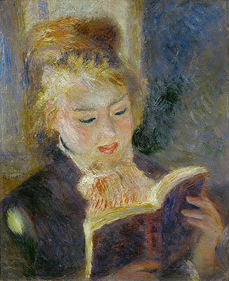 Mädchen beim Lesen, 1874 | Renoir