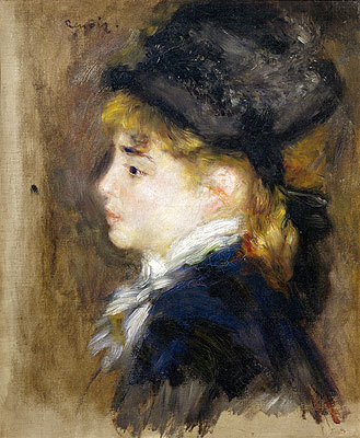 Renoir | Portrait of Margot, c.1876/78 | Giclée Canvas Print