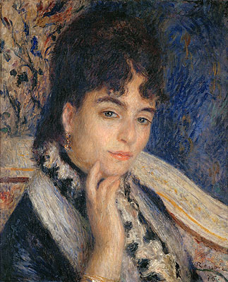 Portrait of Madame Alphonse Daudet, 1876 | Renoir | Giclée Leinwand Kunstdruck