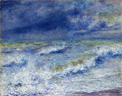 Renoir | Seascape (The Wave), 1879 | Giclée Canvas Print