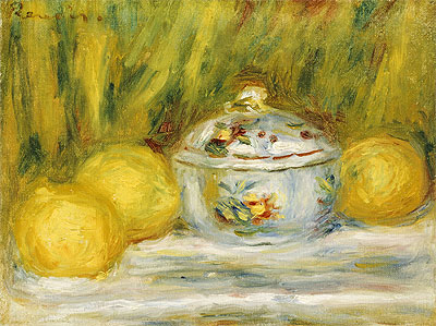 Renoir | Sugar Bowl and Lemons, 1915 | Giclée Canvas Print
