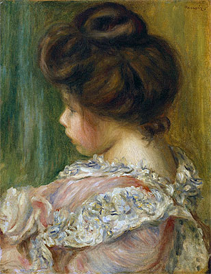 Renoir | Portrait of a Young Girl, undated | Giclée Leinwand Kunstdruck