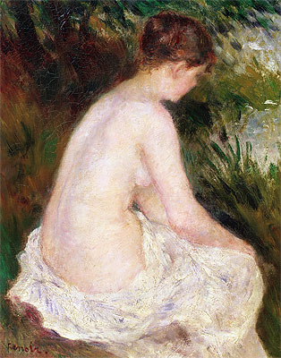 Bather, 1879 | Renoir | Giclée Leinwand Kunstdruck