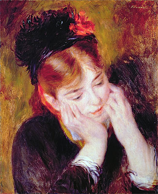 Renoir | Contemplation, 1877 | Giclée Canvas Print