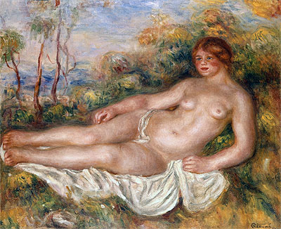 Renoir | The Reclining Bather, 1906 | Giclée Canvas Print