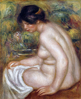 Renoir | Seated Bather (Gabrielle), undated | Giclée Canvas Print