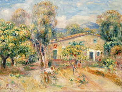 Renoir | Collettes Farmhouse, Cagnes, 1910 | Giclée Canvas Print