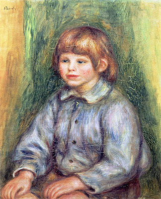 Seated Portrait of Claude Renoir, c.1905/08 | Renoir | Giclée Leinwand Kunstdruck