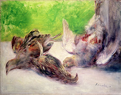 Still Life with Pheasants, n.d. | Renoir | Giclée Canvas Print