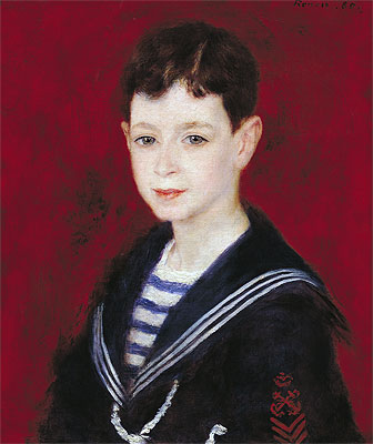 Portrait of Fernand Halphen, 1880 | Renoir | Giclée Leinwand Kunstdruck
