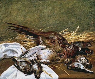 Pheasant, Sparrow and Grouse, 1902 | Renoir | Giclée Leinwand Kunstdruck