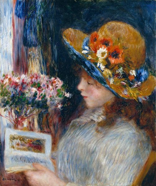 Lesendes Mädchen, 1886 | Renoir