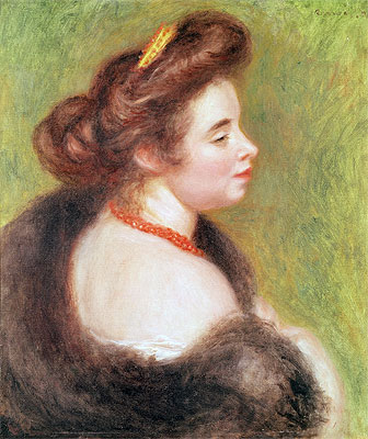 Renoir | Portrait of Madame Maurice Denis, 1904 | Giclée Leinwand Kunstdruck