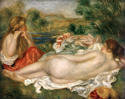 Two Bathers, 1896 | Renoir | Giclée Leinwand Kunstdruck