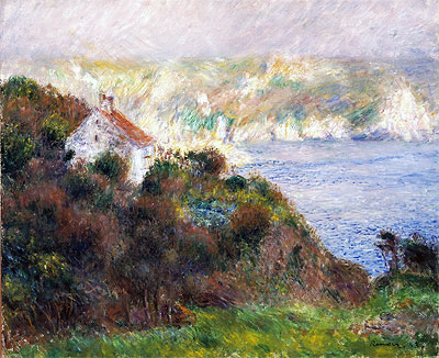 Fog on Guernsey, 1883 | Renoir | Giclée Leinwand Kunstdruck