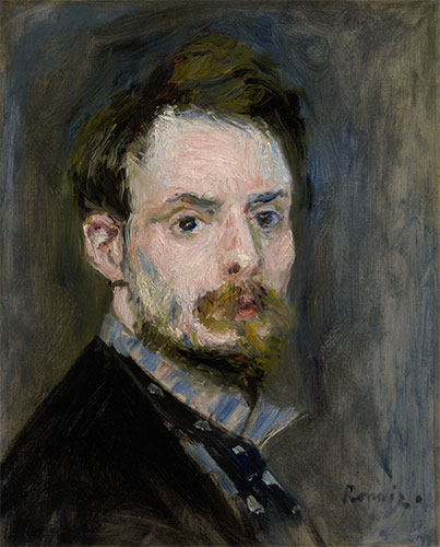 Selbstbildnis, c.1875 | Renoir