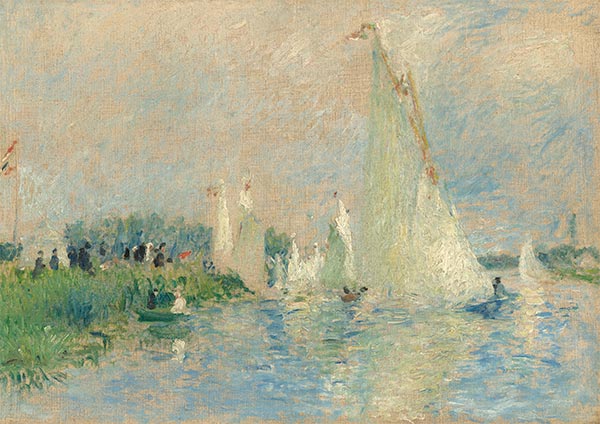 Regatta at Argenteuil, 1874 | Renoir | Giclée Leinwand Kunstdruck