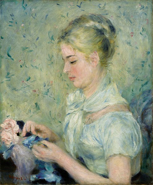 Modistin, c.1875 | Renoir