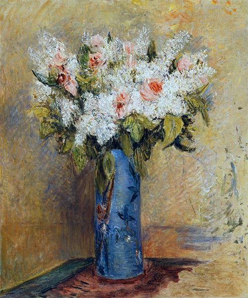 Vase mit Flieder und Rosen, c.1870 | Renoir