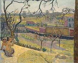 Früher Frühling. Kleine Faune, 1909 von Pierre Bonnard | Leinwand Kunstdruck