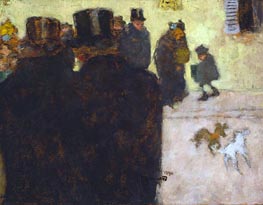 The Street in Winter, 1894 by Pierre Bonnard | Canvas Print