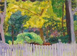 The Violet Fence | Pierre Bonnard | Painting Reproduction