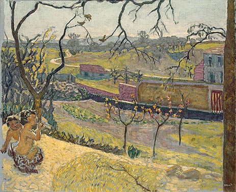 Pierre Bonnard | Early Spring. Little Fauns, 1909 | Giclée Canvas Print