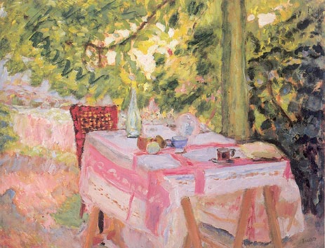 Table Set in a Garden, c.1908 | Pierre Bonnard