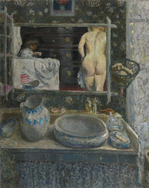 Der Badezimmerspiegel, 1908 | Pierre Bonnard