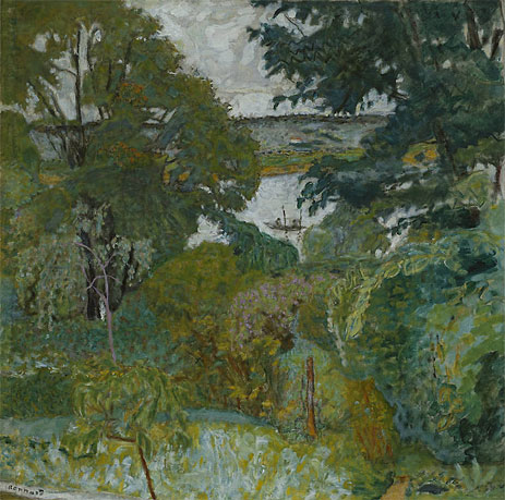 The Seine at Vernon, 1925 | Pierre Bonnard | Giclée Canvas Print