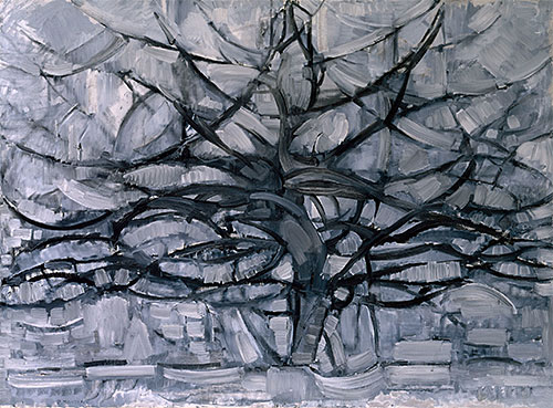 Mondrian | The Gray Tree, 1911 | Giclée Canvas Print