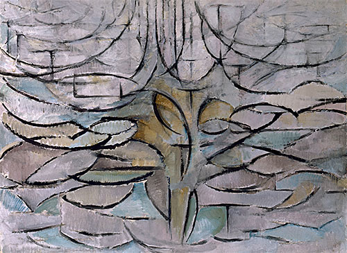 Mondrian | Blossoming Apple Tree, 1912 | Giclée Canvas Print