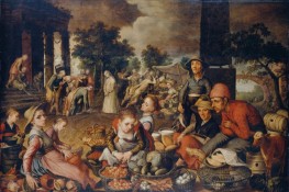 Market Scene with Christ and the Woman Taken in ..., 1559 by Pieter Aertsen | Giclée Canvas Print