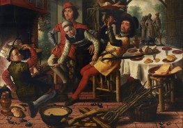 Peasant Company by the Hearth, 1556 | Pieter Aertsen