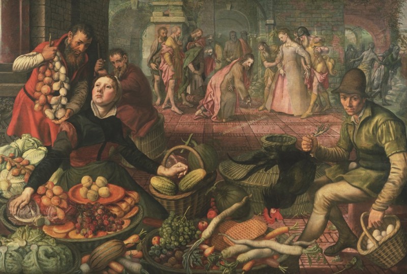 Christ and the Woman taken in Adultery, 1508-1575 | Pieter Aertsen | Giclée Canvas Print