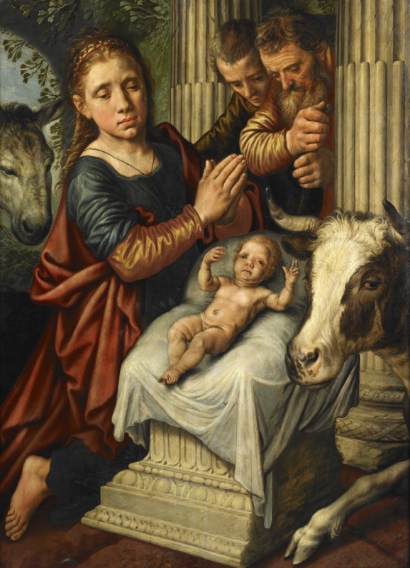 The Adoration of the Shepherds, 1555 | Pieter Aertsen | Giclée Canvas Print